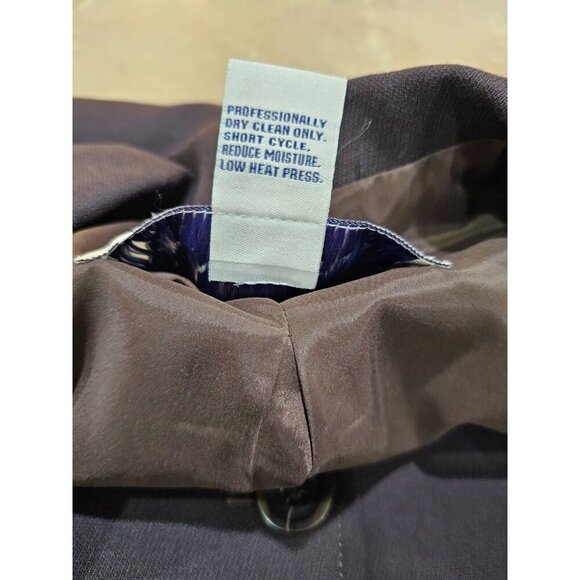 NWT‎ Women's Doncaster 100% Wool Blazer Jacket Lined Brown Size 14 - Picture 5 of 8